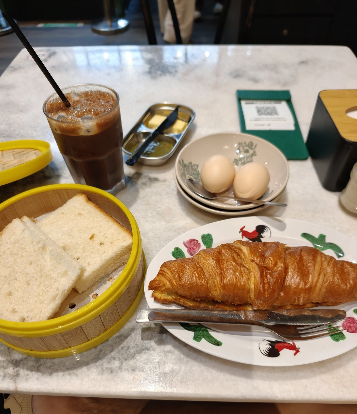 クアラルンプールのコピティアムの朝食（RM26.10）